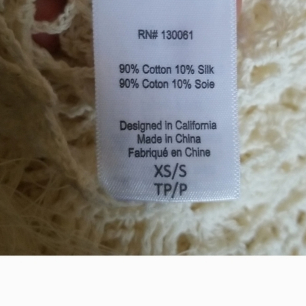 NWT L*Space Cody Crochet Summer Beach Swim Crop Top Coverup - Picture 12 of 12